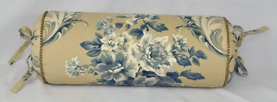 NUEVO Almohada con cordón para cuello hecha con tela floral marrón Ralph Lauren Newburgh Foto 1 de 4