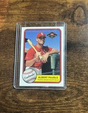 2001 Fleer Platinum Albert Pujols Rookie Card #521 RC