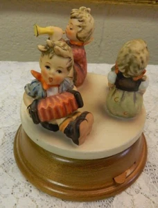 Goebel M.I. Hummel # 388 M "Little Band" Music Box 1972 - As is! - Picture 1 of 6