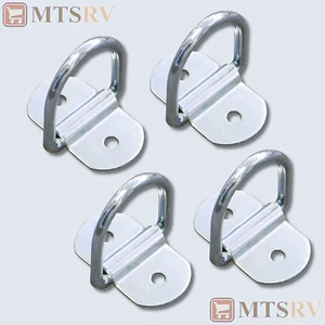 Brophy SR10 1,000 lb. Zinc Tie-Down - 4-PACK - Surface Mount Bolt-On Rope D-Ring - Imagen 1 de 1