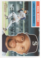 2005 Topps Heritage Seattle Mariners Baseball Card #217 Raul Ibanez
