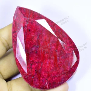 560,00 Ct natürlicher riesiger blutroter Rubinbirne zertifizierter loser Edelstein - Bild 1 von 6