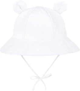 Baby Toddler Sun Bucket Hats Wide Brim Beach Hats Infants Girls Cap Sun Protecti - Picture 1 of 7