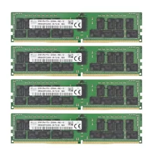 Sk Hynix(4 x 32GB)128GB 3200MHz DDR4 ECC REG RAM PC4-25600 DDR4 Server Memory - Picture 1 of 4