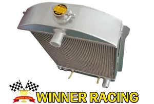 FIT CHEVY CAR STREET ROD AUTO 1940-1941 ALUMINUM RADIATOR 56MM CORE - Picture 1 of 9