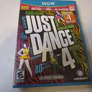 Just Dance 4 (Wii U ~ 2012) Video Game disc and manuall - Picture 1 of 2