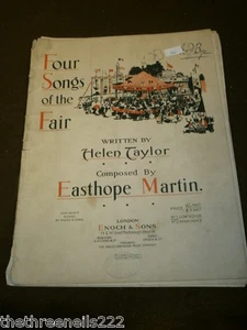 ORIGINAL SHEET MUSIC - FOUR SONGS OF THE FAIR - Picture 1 of 1