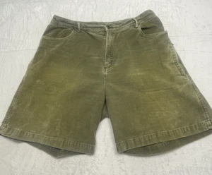 Allegheny Trail Shorts Womens Tagged Size 14 Brown/Green Corduroy - Picture 1 of 9