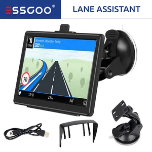 ESSGOO 7" Tragbar GPS Navi Navigationsgerät für Auto LKW PKW Truck 8GB EU Karten - Bild 1 von 13
