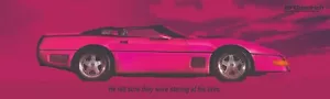 REPRODUCTION BF GOODRICH 1993 CORVETTE Speedster Banner 12"x40" - Picture 1 of 1