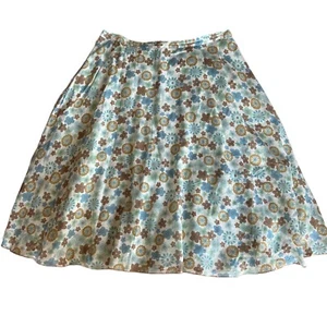 ABS Allen Schwartz Floral A-line Skirt Size 6 - Picture 1 of 9