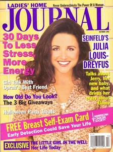 1997 October Ladies' Home Journal Julia Louis Dreyfus Tom Selleck Breast Cancer - Picture 1 of 1
