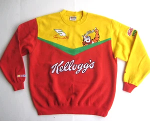 Vtg Terry Labonte Kelloggs Tony Tiger Chase Nascar Sweatshirt Mens L PLEASE READ - Picture 1 of 12