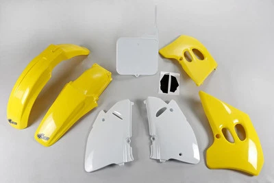 Verkleidungssatz Plastiksatz plastic kit passt an Suzuki Rm 125 250 93-95 ge-w - Bild 1 von 4