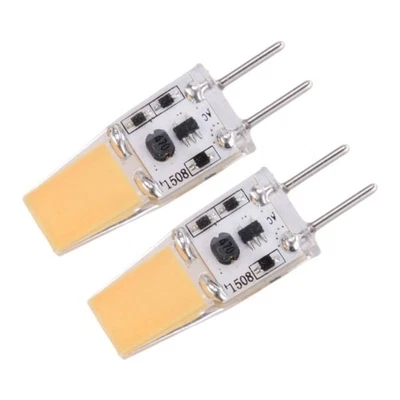 2x Chandelier COB Light Bulb GY6.35 5W AC/DC12V 2700K-3000K Acc - Image 1 of 4
