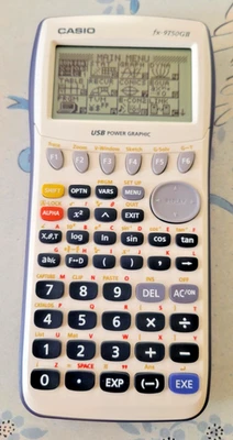 Casio FX-9750GII USB Power Graphic White Calculator Scientific Financial  - Image 1 of 3
