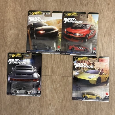 Hot Wheels Premium Fast & Furious HNW46 Set of 4 of 5 by Mattel - Image 1 of 4
