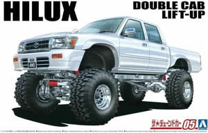 Aoshima 20088 1/24 Scale Model Kit Toyota Hilux LN107 Double Cab Pick-Up Truck - Picture 1 of 1