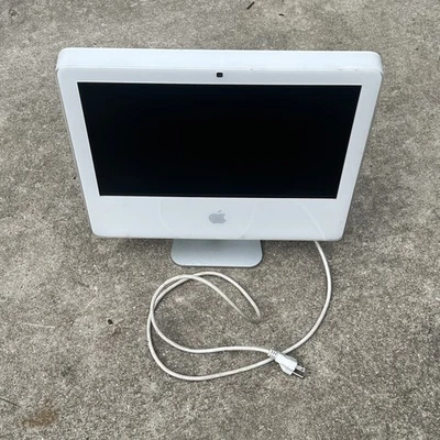 Apple iMac 17 in All In One Computer Bare Unit L White/Gray 1GB RAM A1195 - Image 1 of 4