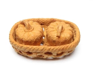 Japan Antique Netsuke Pumpkins basket inro ojime sagemono Meiji era Original - Picture 1 of 6