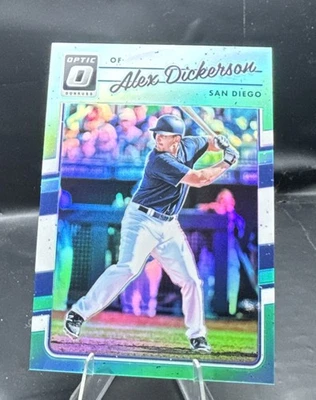 Alex Dickerson 2017 Panini Donruss Optic Sky Blue Aqua Prizm #d /299 Padres #131 - Image 1 of 3