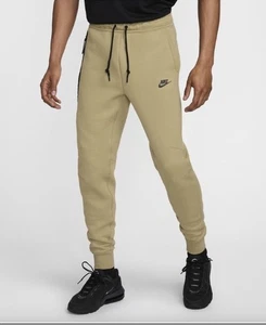 Nike Sportswear Tech Fleece Joggers Tan Youth Size S (New Without Tags) - Picture 1 of 15