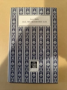 1975 ALL MY MIRRORS LIE HARDCOVER BOOK BY LARRY RUBIN 25A2054 - Picture 1 of 2
