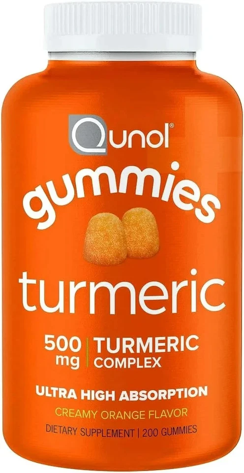 Complejo de curcumina gomitas QUNOL 500 MG 200 unidades caducidad 02/2027 Foto 1 de 1