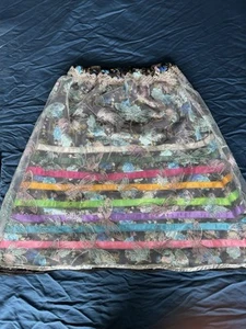 Native American Women's Handmade Ribbon Skirt M/L Indigenous clothing regalia - Picture 1 of 3