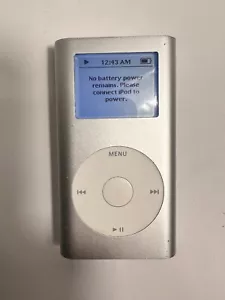 Apple iPod mini 2da generación plateado (6 GB) funciona muy bien M9801LL/A A1051 ¡LEER!! - Imagen 1 de 8