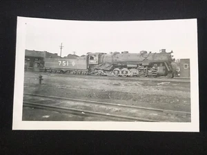 Chicago & Illinois Midland Railway Locomotive No. 751 Antique Photo - Picture 1 of 5