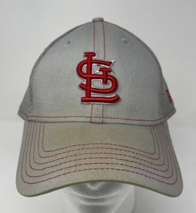 St. Louis Cardinals Gray & Red Fitted Hat - New Era Medium/Large - Picture 1 of 6