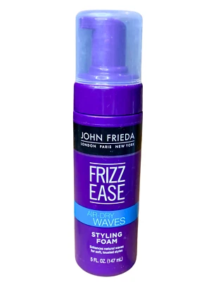 Espuma modeladora John Frieda Frizz Ease AIR-DRY WAVE 5 oz. Fórmula original, NOVA - Imagem 1 de 4
