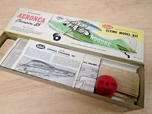 Guillow's AERONCA 24" Wing Balsa Flying Model Kit Instr+Decals Gas/Band VG+Deal - Picture 1 of 5
