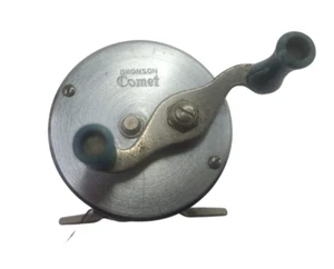 Vintage Bronson Comet Bait Casting Angelrolle - fairer gebrauchter Zustand - Bild 1 von 12