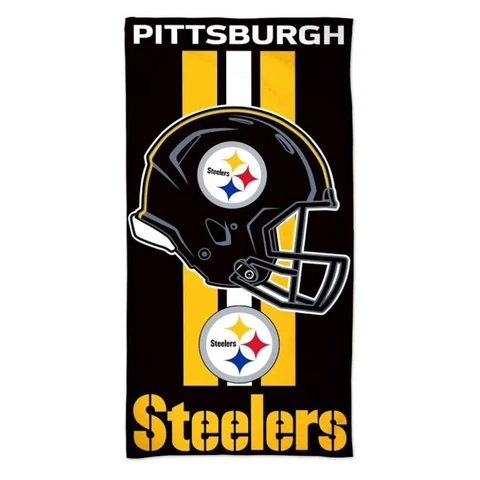 WinCraft NFL Pittsburgh Steelers Beach Towel 30" x 60" Cover