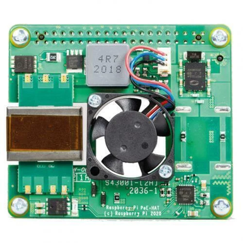 Raspberry Pi Foundation PoE+ Hat Development Board