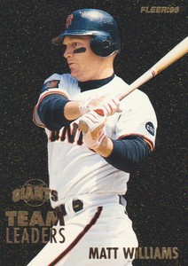 1995 Fleer Baseball Team Leaders #28 Matt Williams/Rod Beck Giants