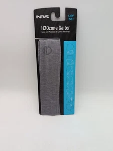 NRS H20zone Gaiter Sharkskin Grey Neck Upf 50+ New Camping Backpacking Hiking - Picture 1 of 2