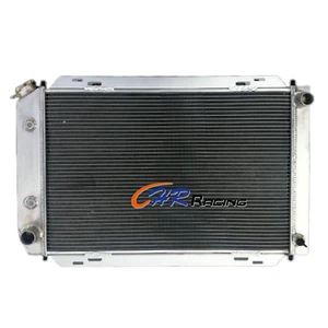 Aluminum Radiator for 1980-1993 Ford Mustang GL GLX LX SVT Cobra V8 5.0L AT MT - Picture 1 of 8
