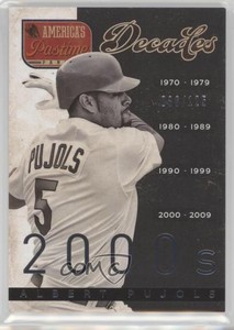 2013 Panini America's Pastime Decades /125 Albert Pujols #D14