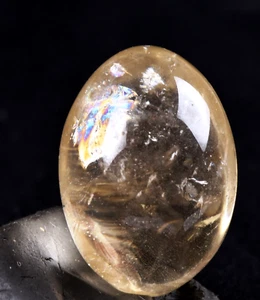 satyaloka golden azeztulite scrying lingam meditation rainbow fairies # 7457 - Picture 1 of 7