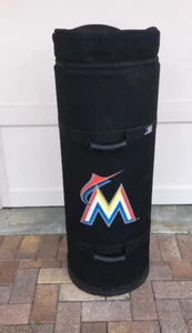 Miami Marlins Game Used Large Bat Bag Holds 25+ Bats - Picture 1 of 10