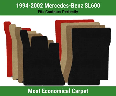 Alfombrillas de primera fila Lloyd Velourtex para Mercedes-Benz SL600 1994-2002  Foto 1 de 4