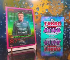 TOPPS Turbo Attax 2023 Nr. 351 Fernando Alonso Club 100 pink parallel
