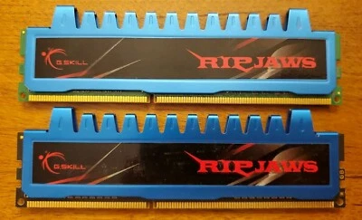G.Skill Ripjaws 4GB (2x2GB) RAM PC3-10600 DDR3-1333MHz SDRAM F3-10666CL8D-4GBRM - Image 1 of 2