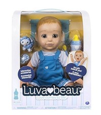 LUVABELLA LUVABEAU INTERACTIVE BLONDE BOY BABY DOLL LUVA BELLA BEAU NIB IN HAND