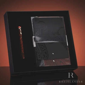 Montblanc Heritage Rouge et Noir Serpent Marble Gift of Writing Set ID 124033 - Picture 1 of 7