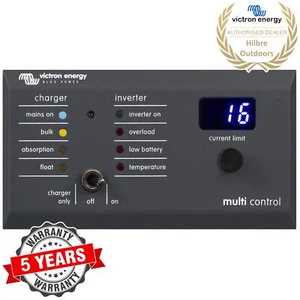 PANEL MULTICONTROL DIGITAL VICTRON ENERGY 200/200A GX DMC000200010R - Imagen 1 de 2