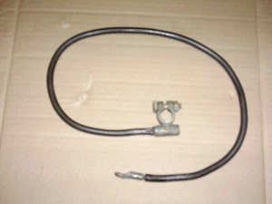 SCHWARZ - VE -VE NEGATIVER BATTERIEPOL KABEL ZULEITUNG 30" ZOLL LANG OLDTIMER - Bild 1 von 11